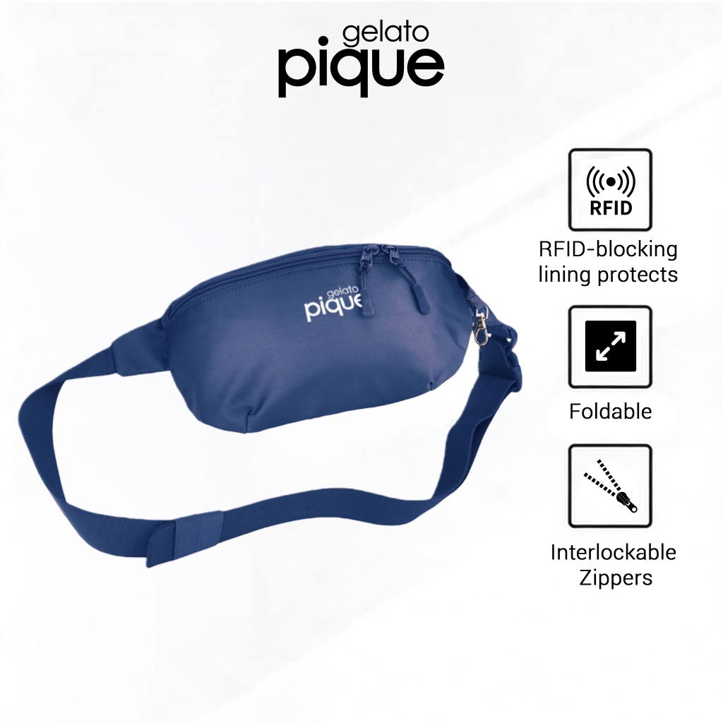 Tas Selempang Warna Biru Pria & Wanita