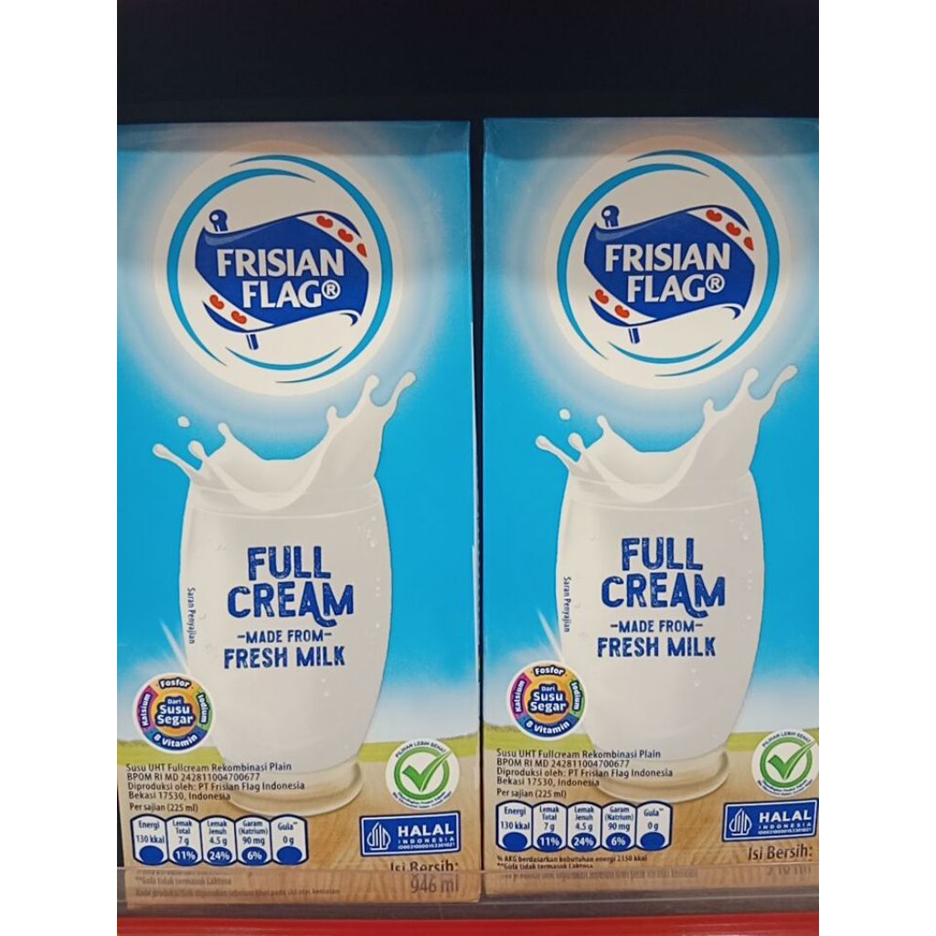susu full cream frisian flag
