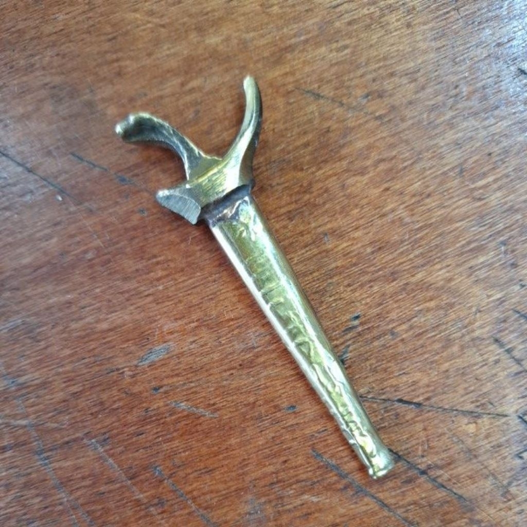 -barang koleksi- keris mini kuningan kobra