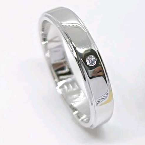 Cincin nikah palladium permata CINCIN kawin pria palladium