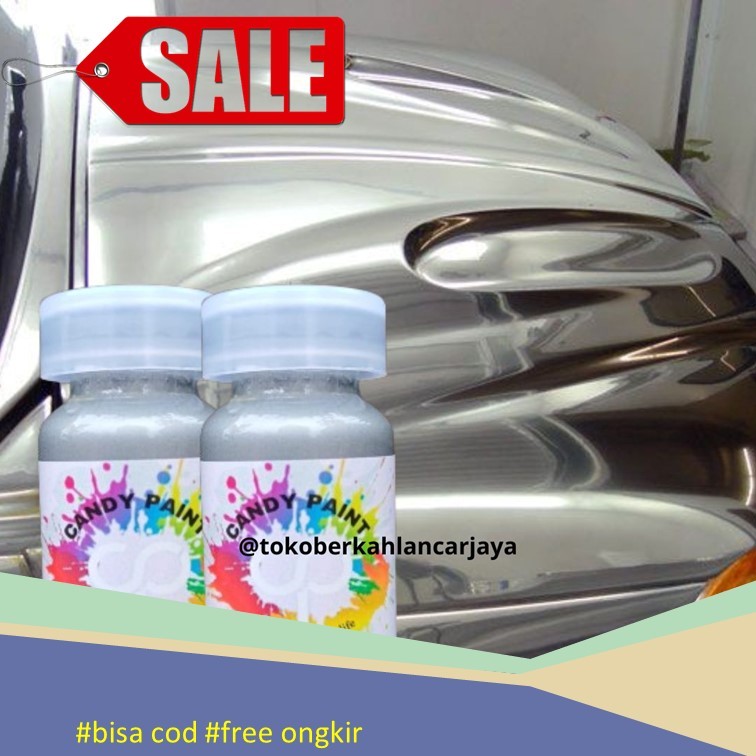 (SEMPROT) 12.5 ML CAT SEMPROT CHROME CANDY PAINT CAT PEWARNA LOGAM CANDY CHROME PAINT