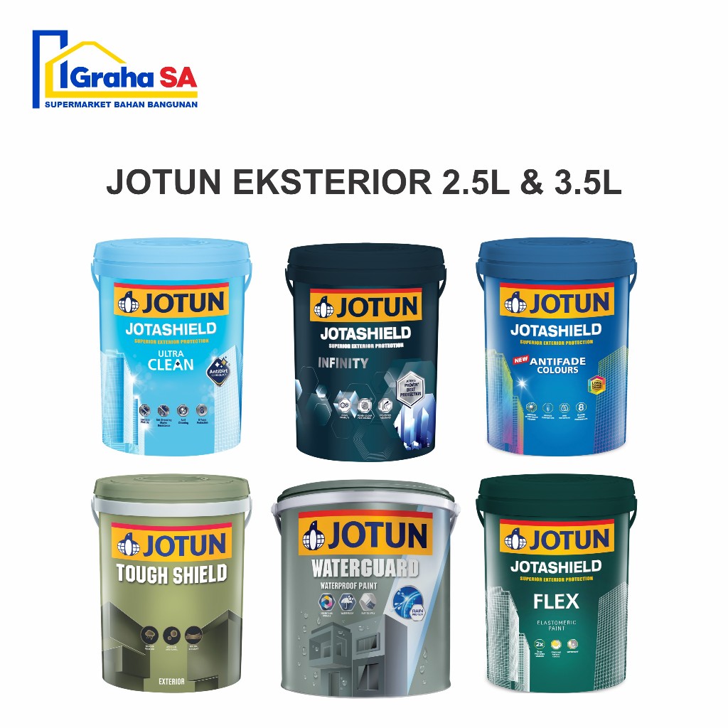 CAT TEMBOK JOTUN EKSTERIOR 2.5L & 3.5L