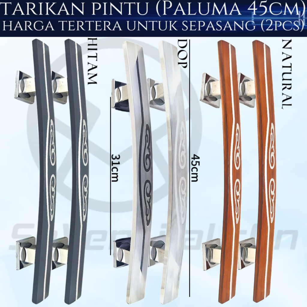 Pull Handle/Tarikan pintu minimalis 45 Cm PALOMA-pintu kupu tarung