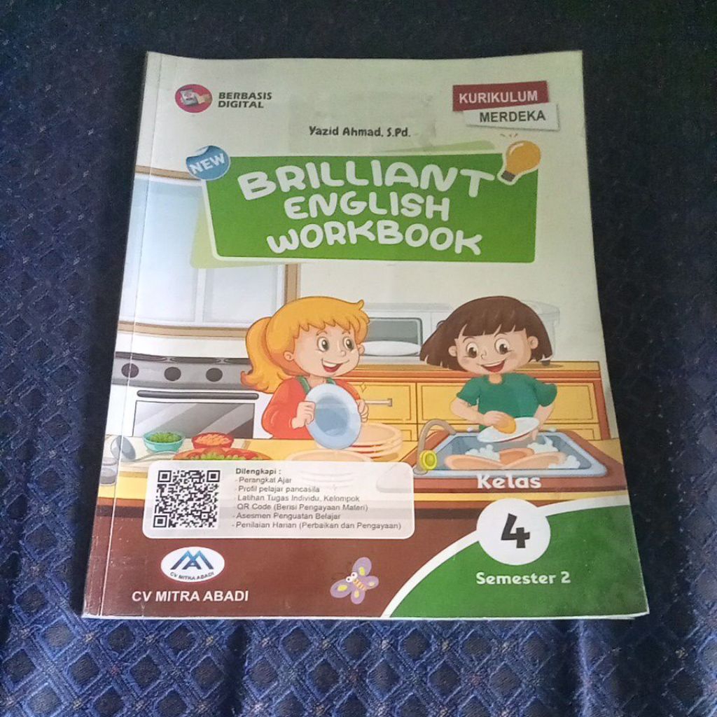 New brilliant English workbook kelas 4 semester 2 kurikulum merdeka
