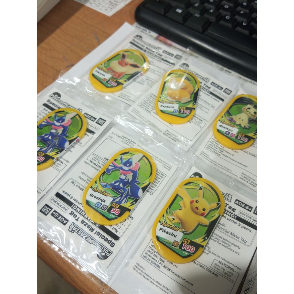 LIMITED YELLOW SEALED MEZATAG ORIGINAL - Psyduck