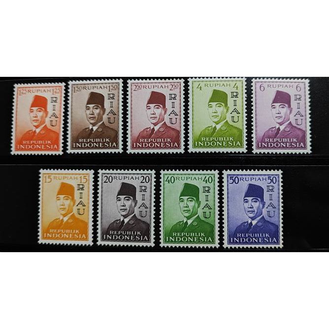 Prangko Indonesia - Cetak Tindih RIAU 1960 Riau9