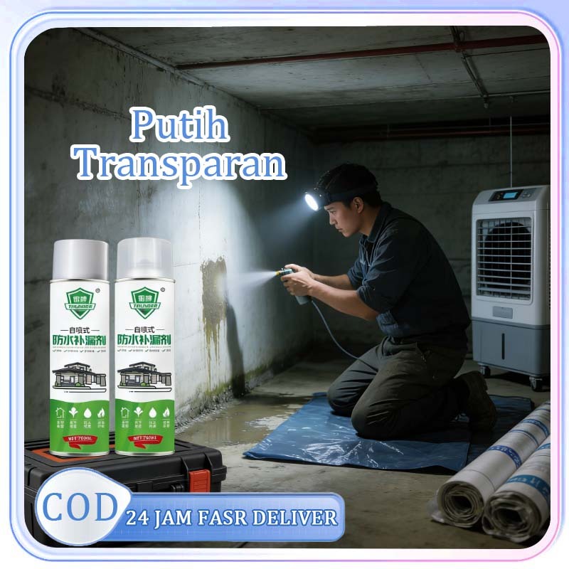 700ml Aqua Spray Waterproof Semprotan Anti Bocor Atap Spray Anti Bocor Waterproof Leak Antibocor Wat