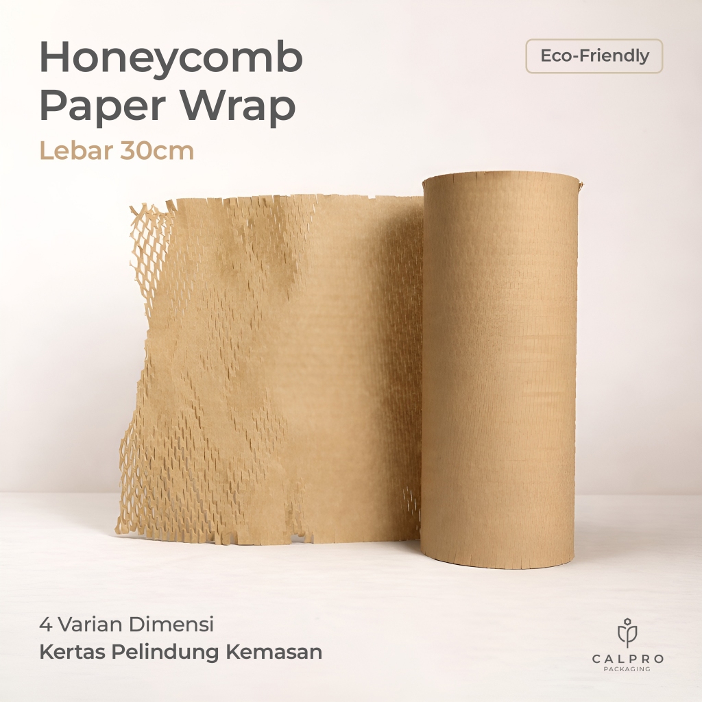 Honeycomb Paper Wrap - Kertas Honeycomb - Bubble Wrap Eco Friendly Kertas Kraft