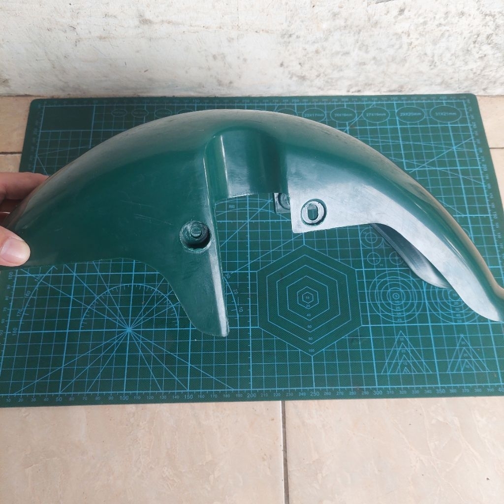 spakbor depan sepeda listrik uwinfly df7 exotic pacific warna hijau tua