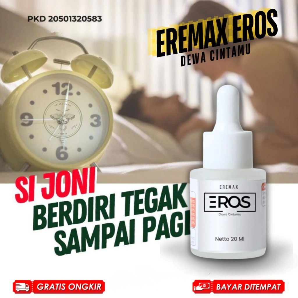 EROS Serum Original Tetes Pria Perkasa | Parfum EREMAX EROS Dewa Cintamu Kuat Tahan Lama