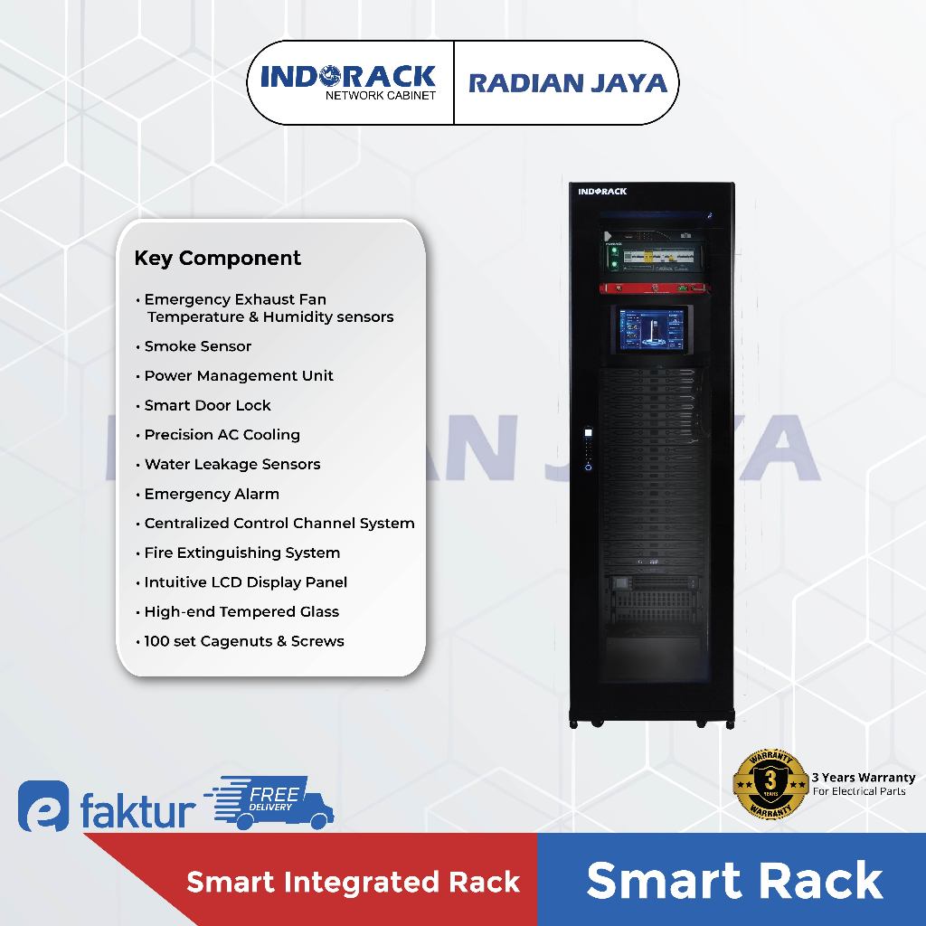 INDORACK Smart Rack Server 42U depth 1200mm Smart Integrated Rack