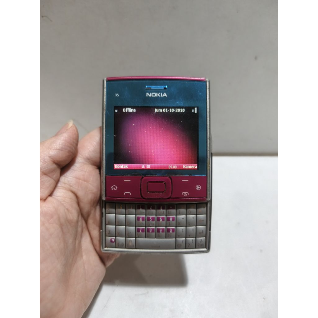 NOKIA X5-01 ORIGINAL NORMAL SIAP PAKAI HP JADUL UNIK LANGKA