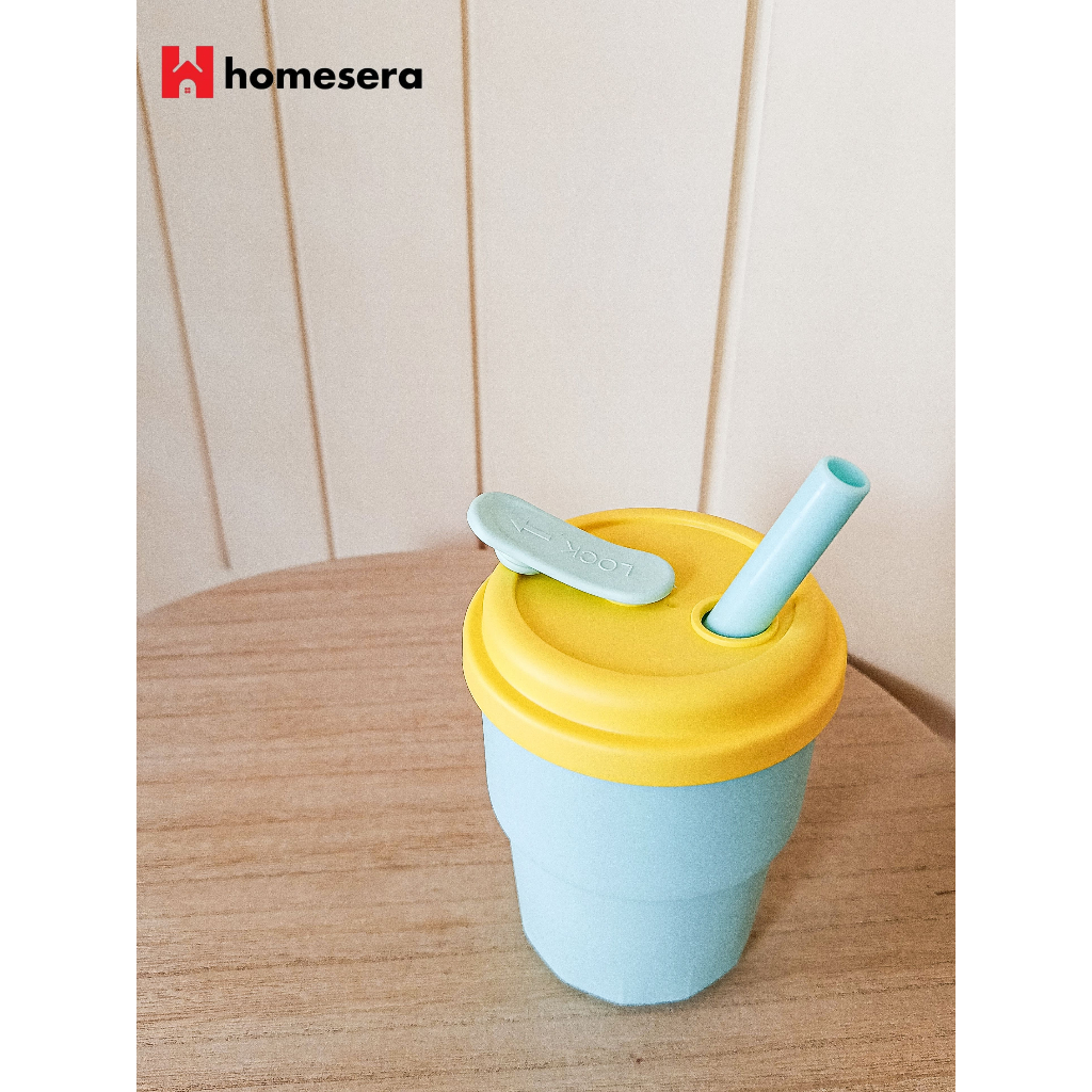 GELAS MINUM ANAK ANTI TUMPAH DENGAN SEDOTAN | GELAS SEDOTAN ANAK | GELAS MINUM ANAK | MUG PLASTIK DE
