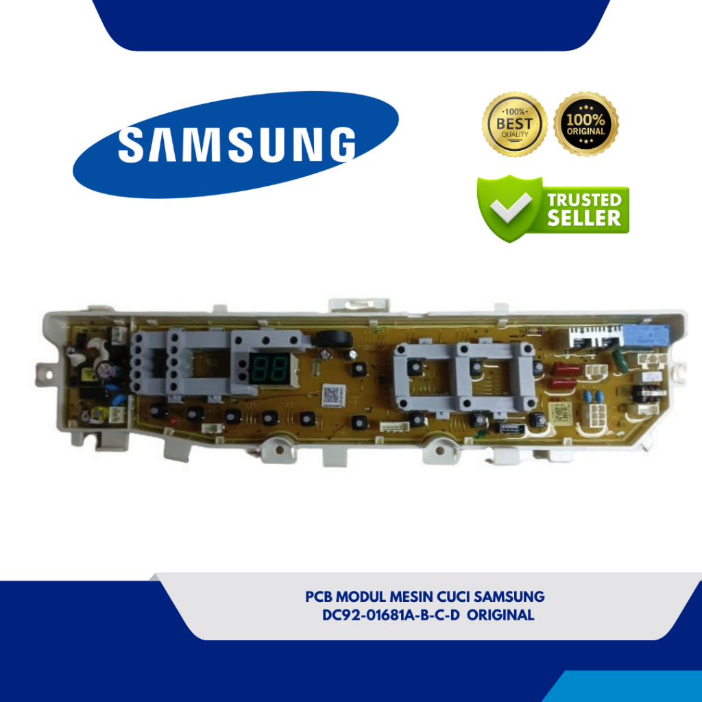 PCB MODUL MESIN CUCI SAMSUNG DC92-01681A / DC92-01681B / DC92-01681C / DC92-01681D WA70H4000SG ORIGI