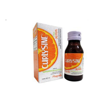 curlysine 60ml rasa jeruk