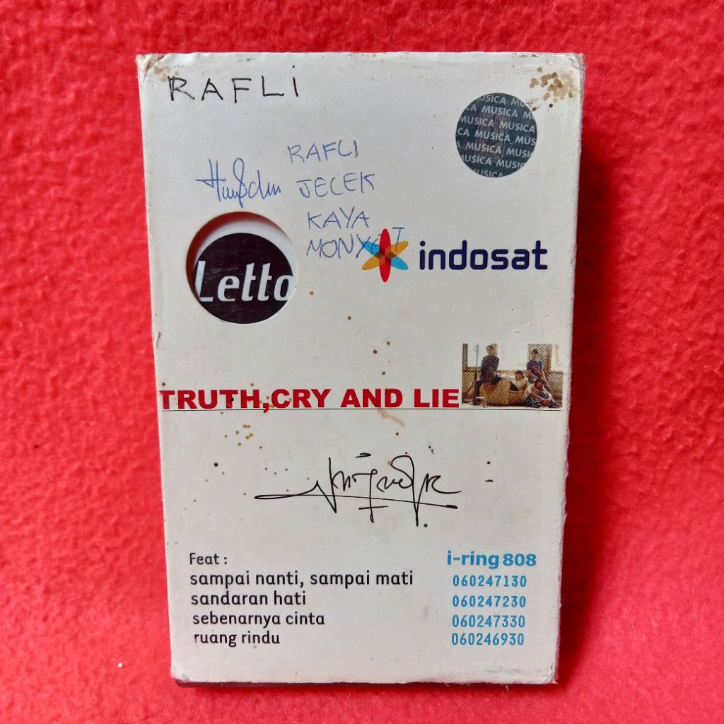 Kaset Pita Letto - Truth Cry And Lie