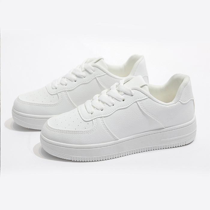 Eiger - Sepatu Putih Pria Sepatu Kerja Kuliah Sepatu Sneakers Kulit Pria Shoes Casual Sepatu Jogging