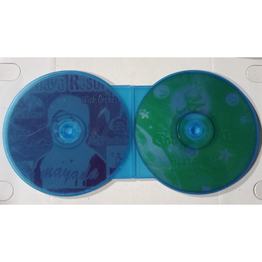 Sepaket VCD Cinta Rasul 2 Haddad Alwi dan Cahaya Rasul Mayada Tanpa Sampul bonus kotak