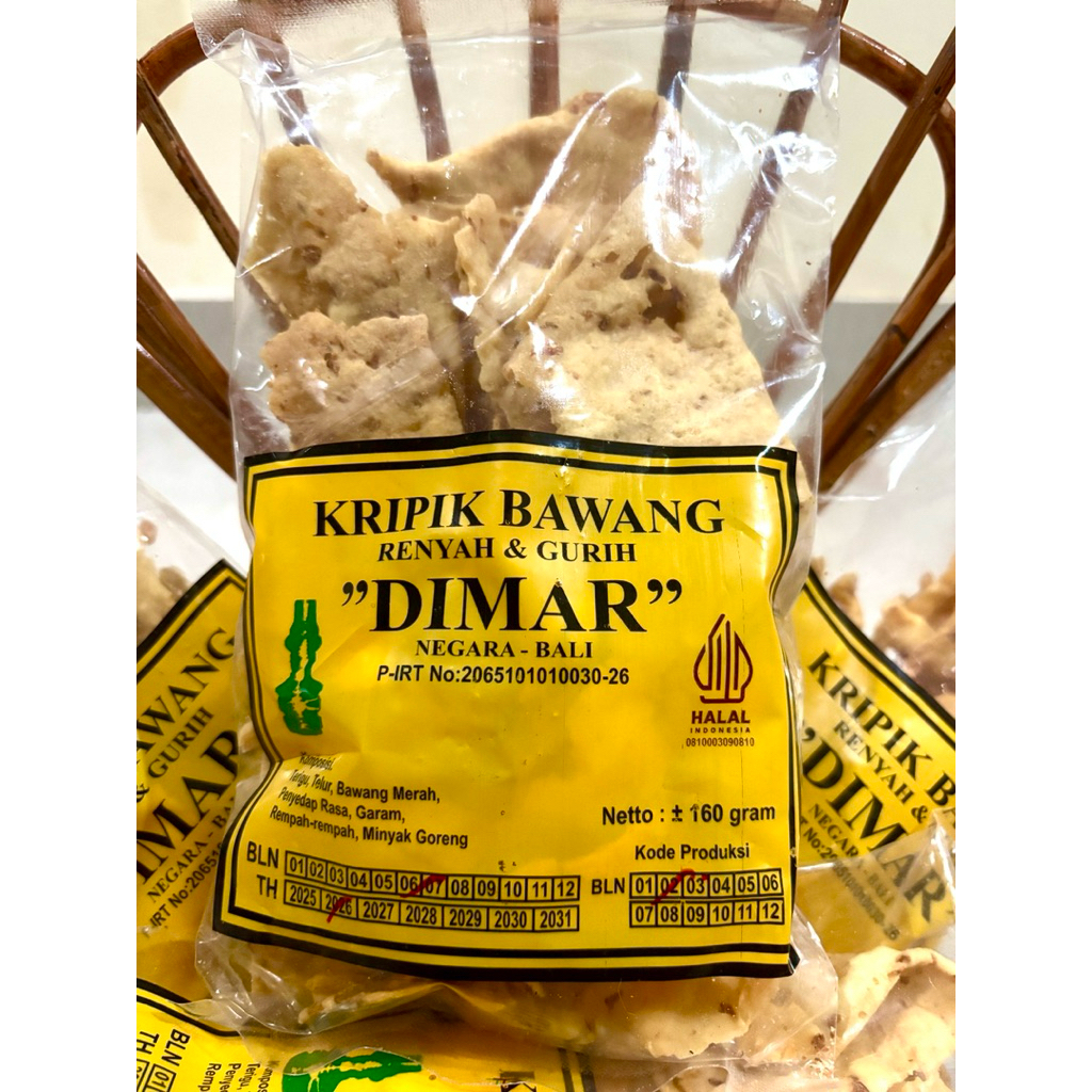 Keripik Bawang Dimar Bali 160 Gram