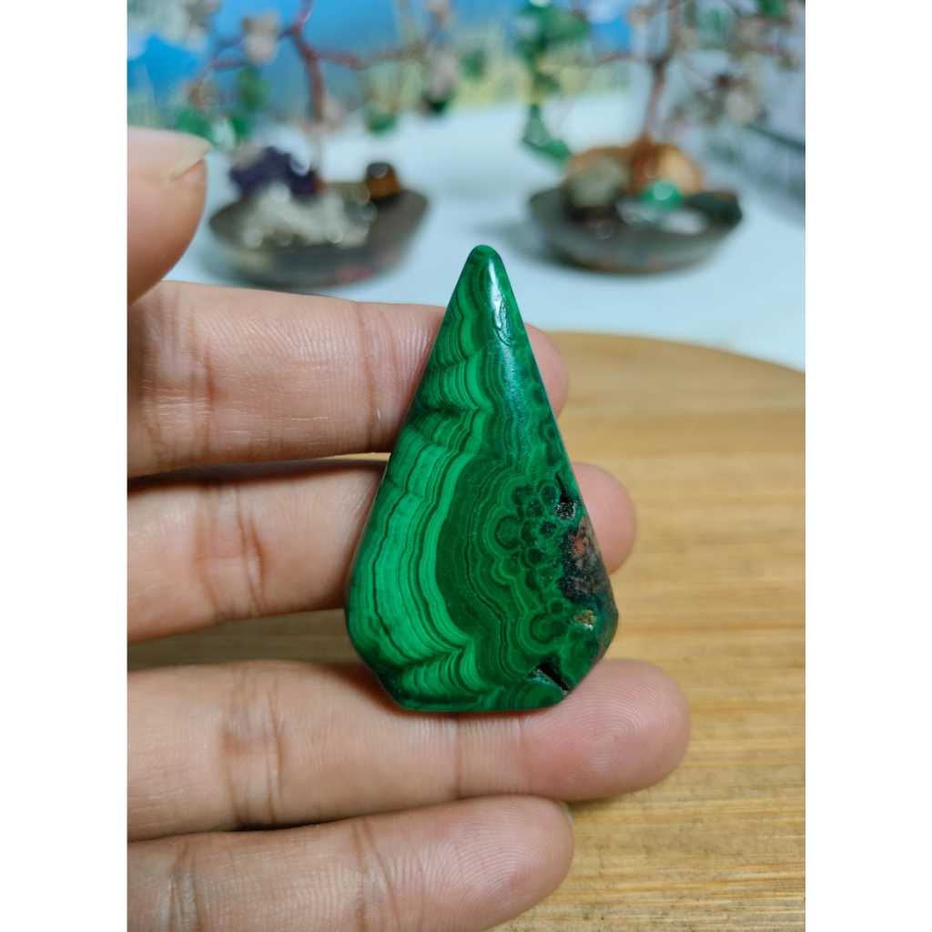 Natural Malachite Ornament (4)
