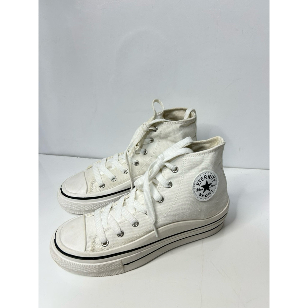 SEPATU FASHION ETERNITY SPORT PUTIH UK DEWASA MURAH OBRAL