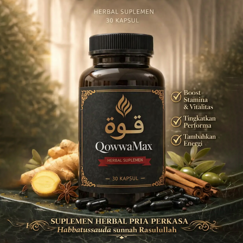 QowwaMax - Habbatussauda Suplemen Pria