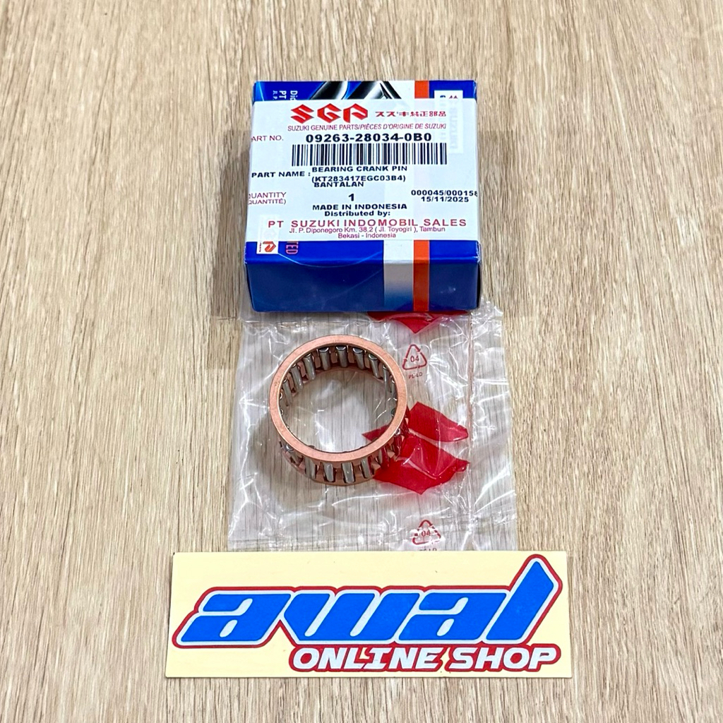 BEARING KLAHER LAHER BAMBU STANG SEHER STANG PISTON SPIN SKYWAVE SKYDRIVE HAYATE ORIGINAL SGP 09263-