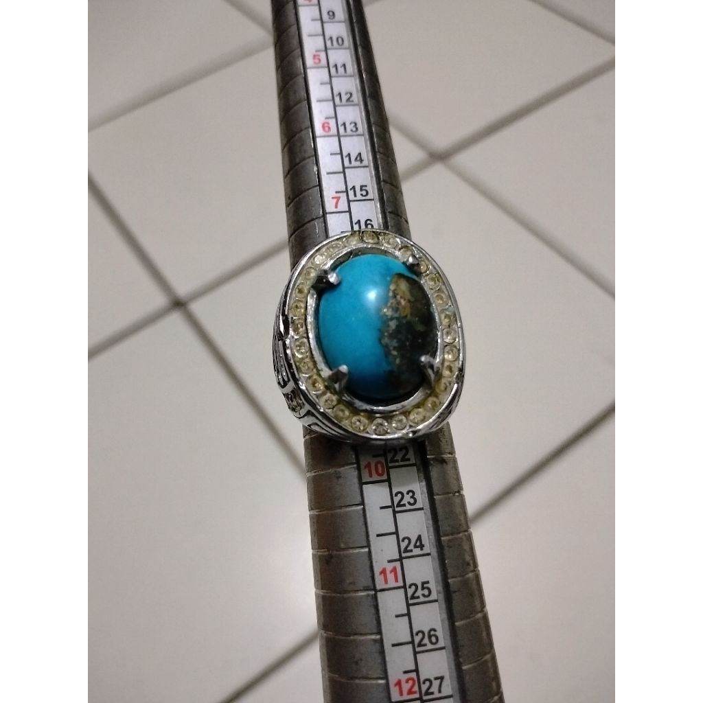 Batu Pirus Persia , Badar Perak ,- Sudah Naik Ring