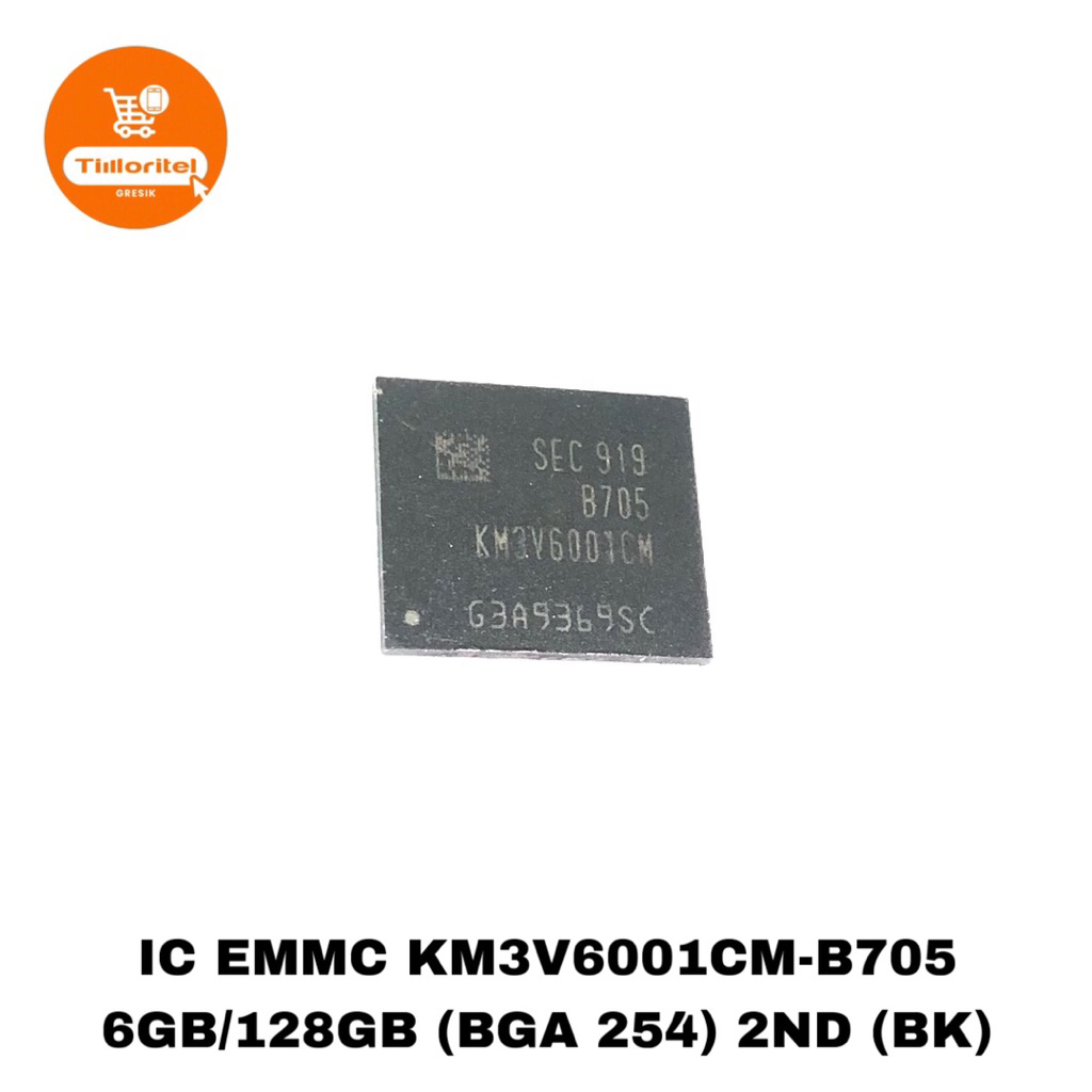 IC EMMC KM3V6001CM-B705 6GB/128GB (BGA 254) 2ND (BK)