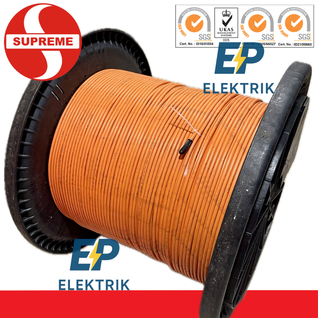 KABEL FIRE RESISTANCE CABLE FRC N2XY 2X1,5 SUPREME KABEL TAHAN API