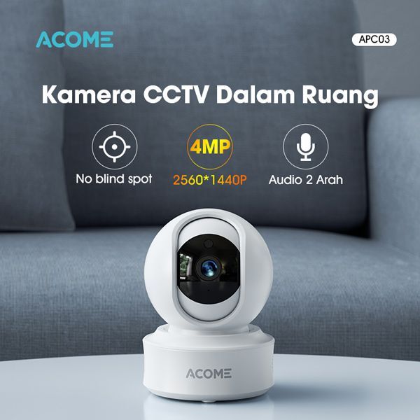 IP CAMERA CCTV ACOME APC03 4MP 1440P FULL HD INDOOR