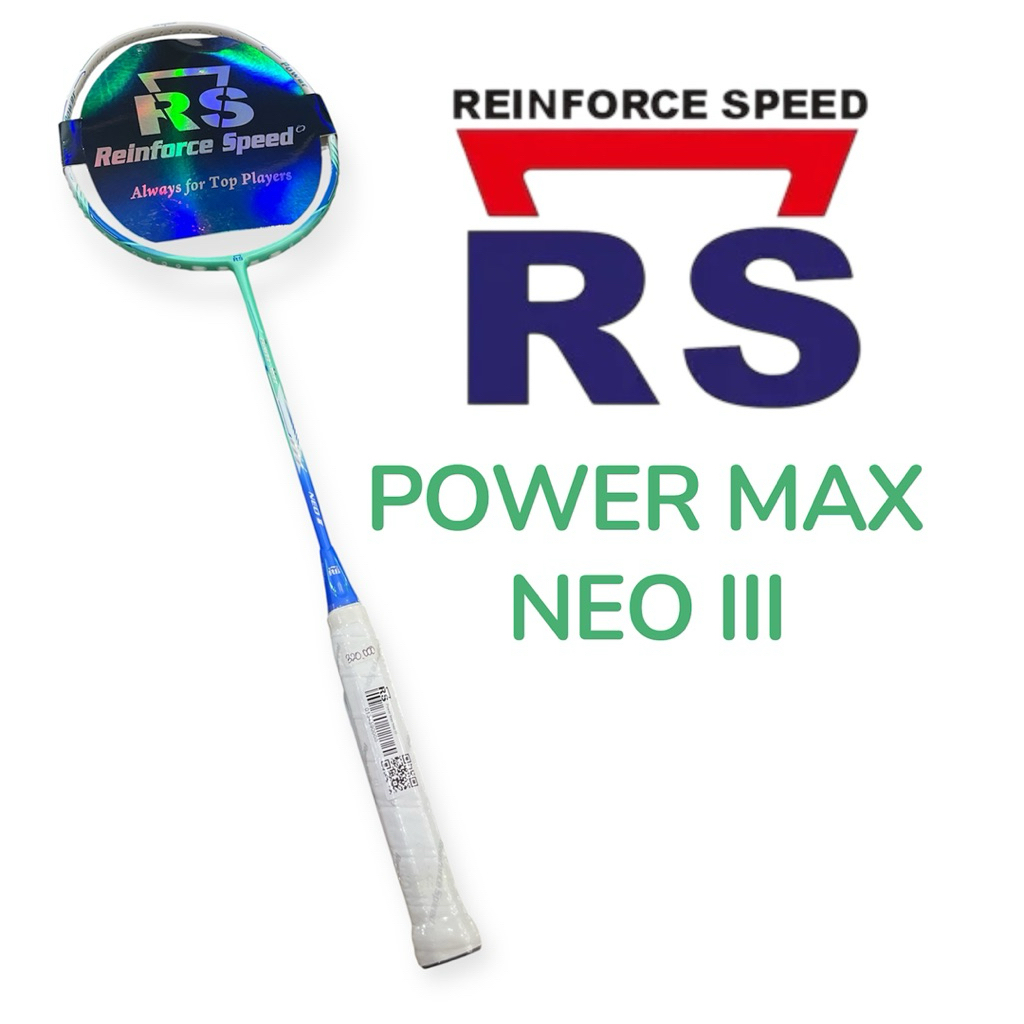 Raket Badminton RS Power Max Neo lll / Raket Bulu Tangkis Reinforce Speed