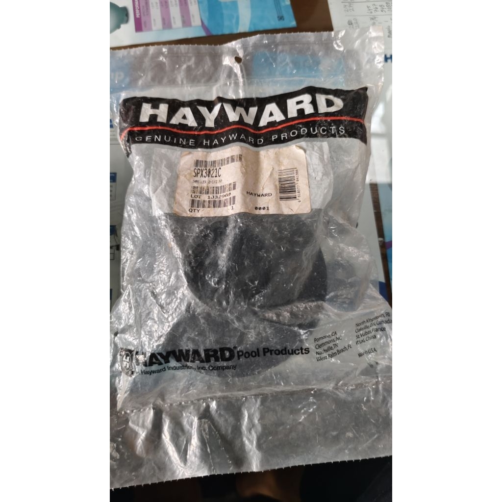 kipas impeler pompa Hayward 2 Hp original