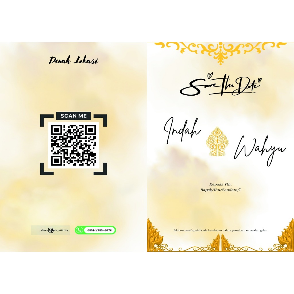 Undangan Pernikahan/Khitan ALMAERO Wayang 04