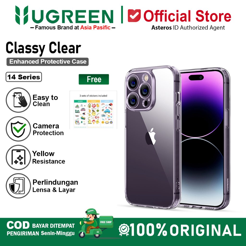 UGREEN Case iPhone 14 Pro 14 Plus Classy Clear Protective Premium