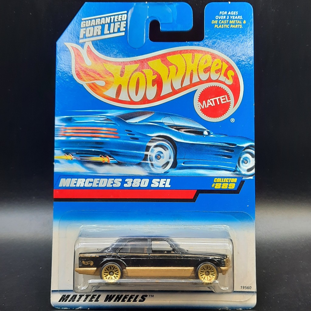 Hot Wheels Bluecard Mercedes 380 SEL Hitam
