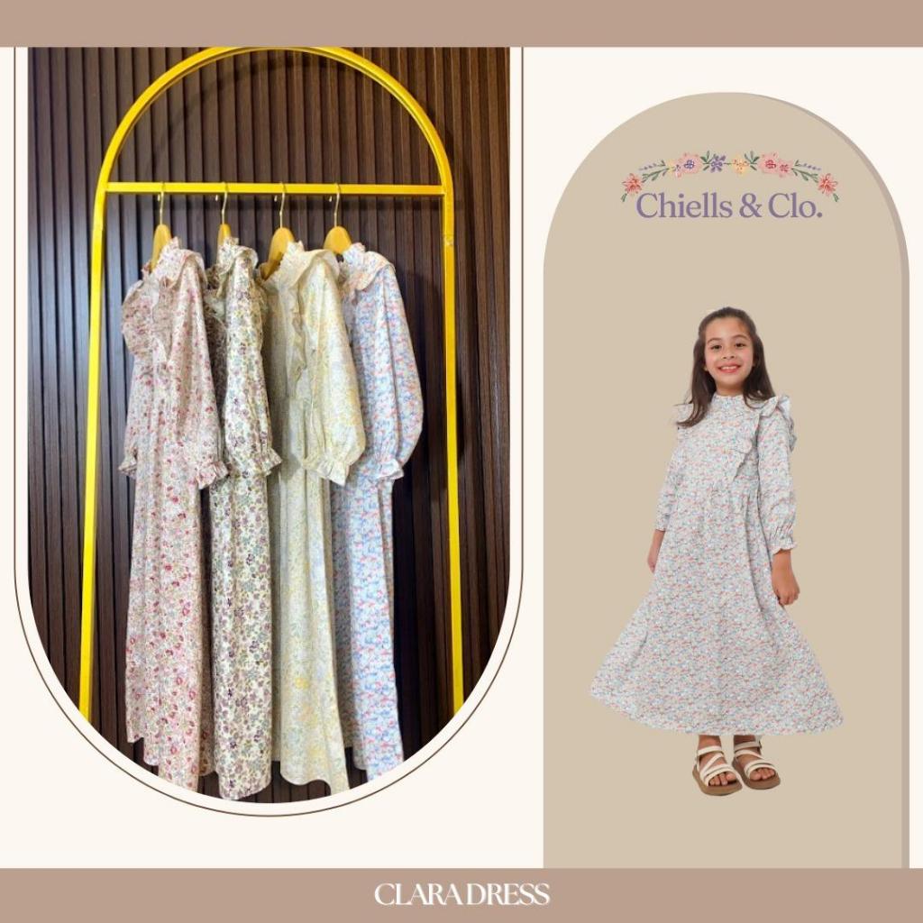 Clara Maxi Dress | Dress Anak Perempuan Panjang | Katun jepang Premium