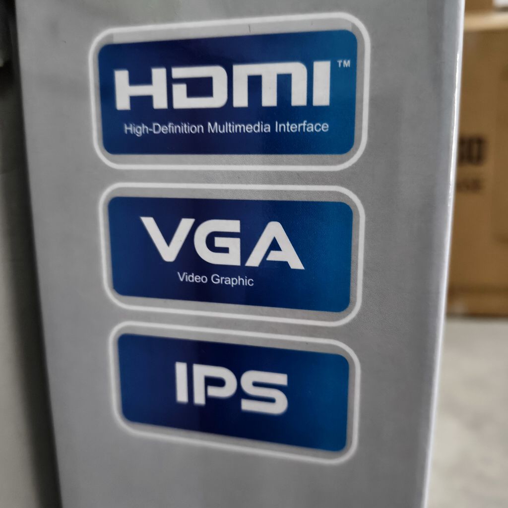 monitor led bulldozer 19inch, 75hz ips vga hdmi