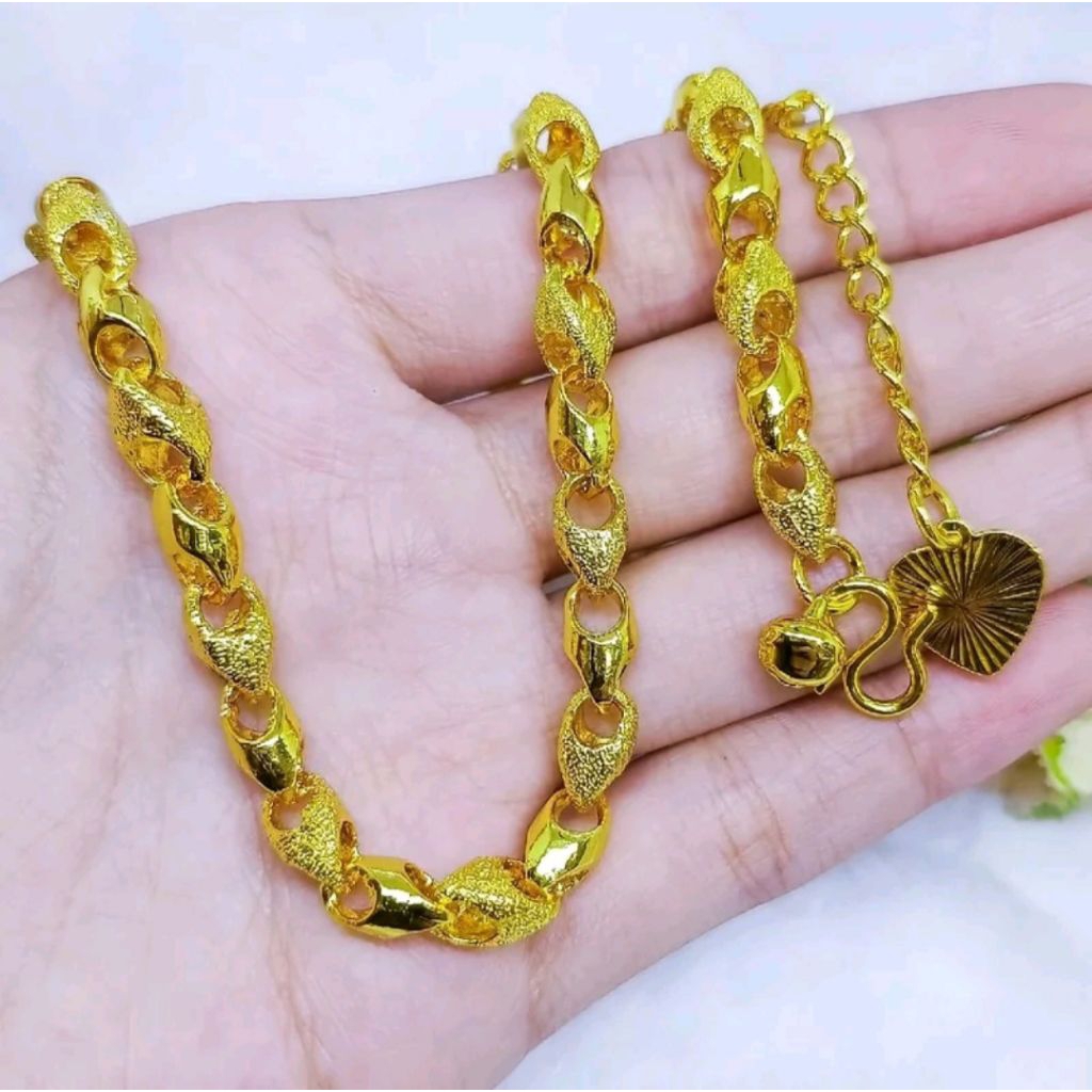 KALUNG(pajero) LAPIS EMAS HONGKONG 24K (panjang kalung 60cm)