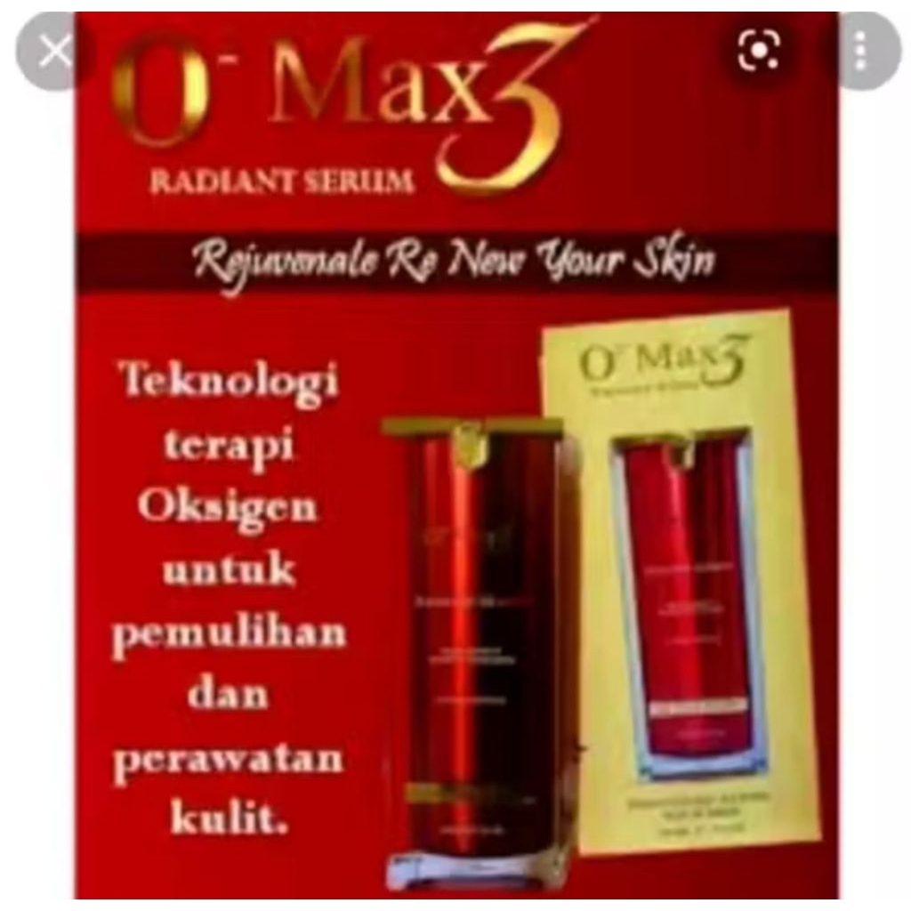 Serum Oksigen O2 Max3 Asli O2Max3 Bpom Garansi Uang Kembali Firmax3