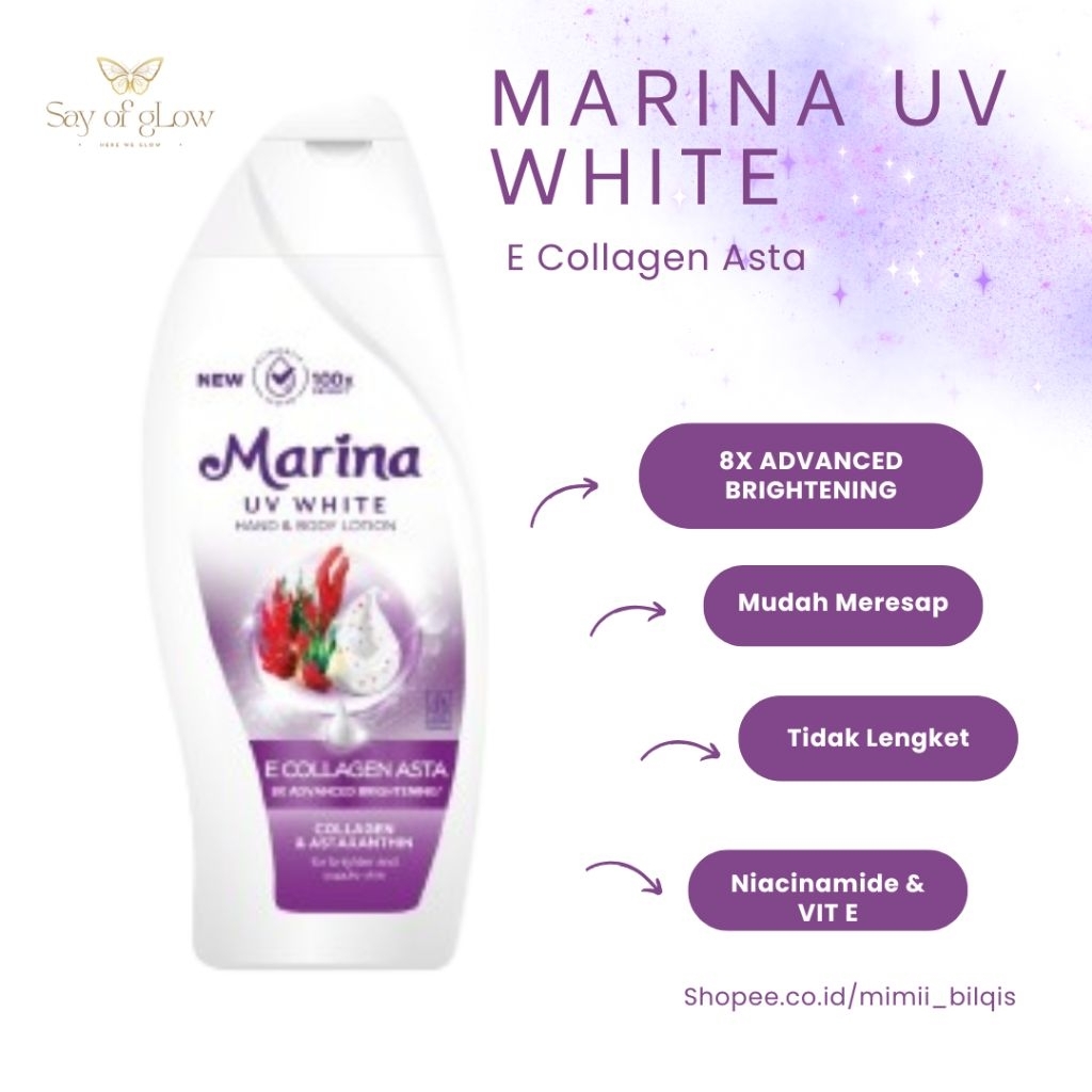 MARINA UV WHITE E COLLAGEN ASTA 185ml