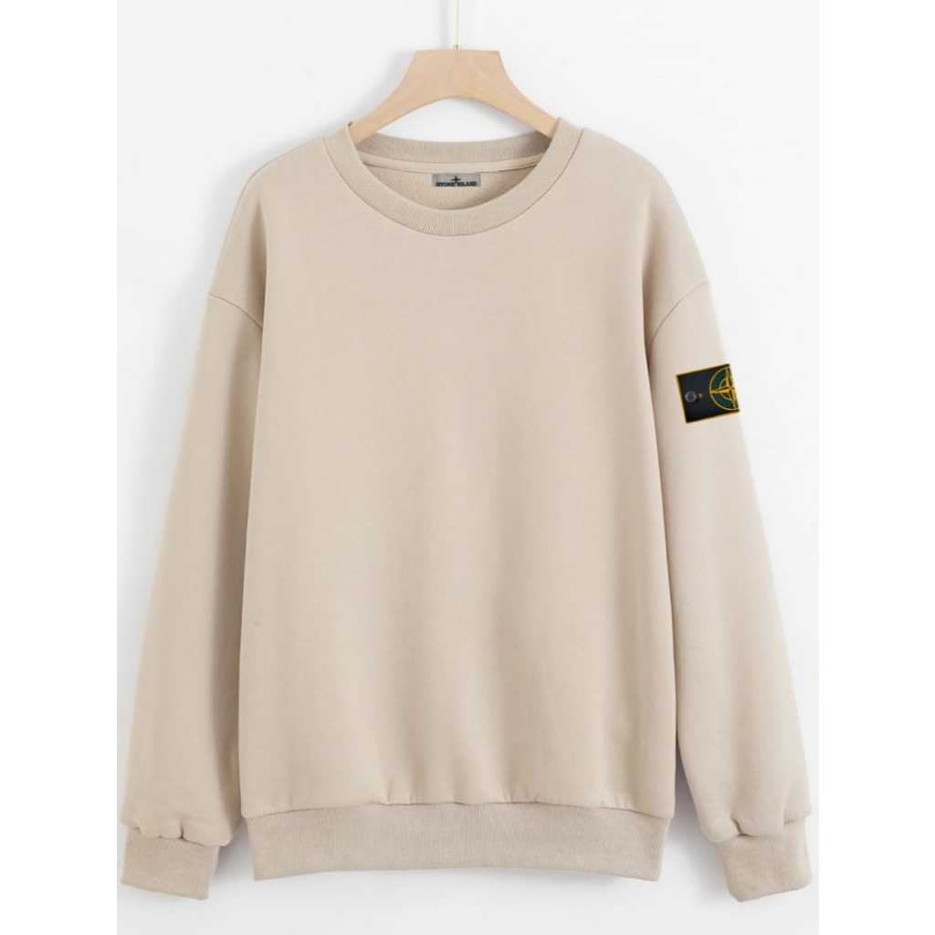 original dan 100% real fict jacket sweater stone island full tag and label original _ sweater korean