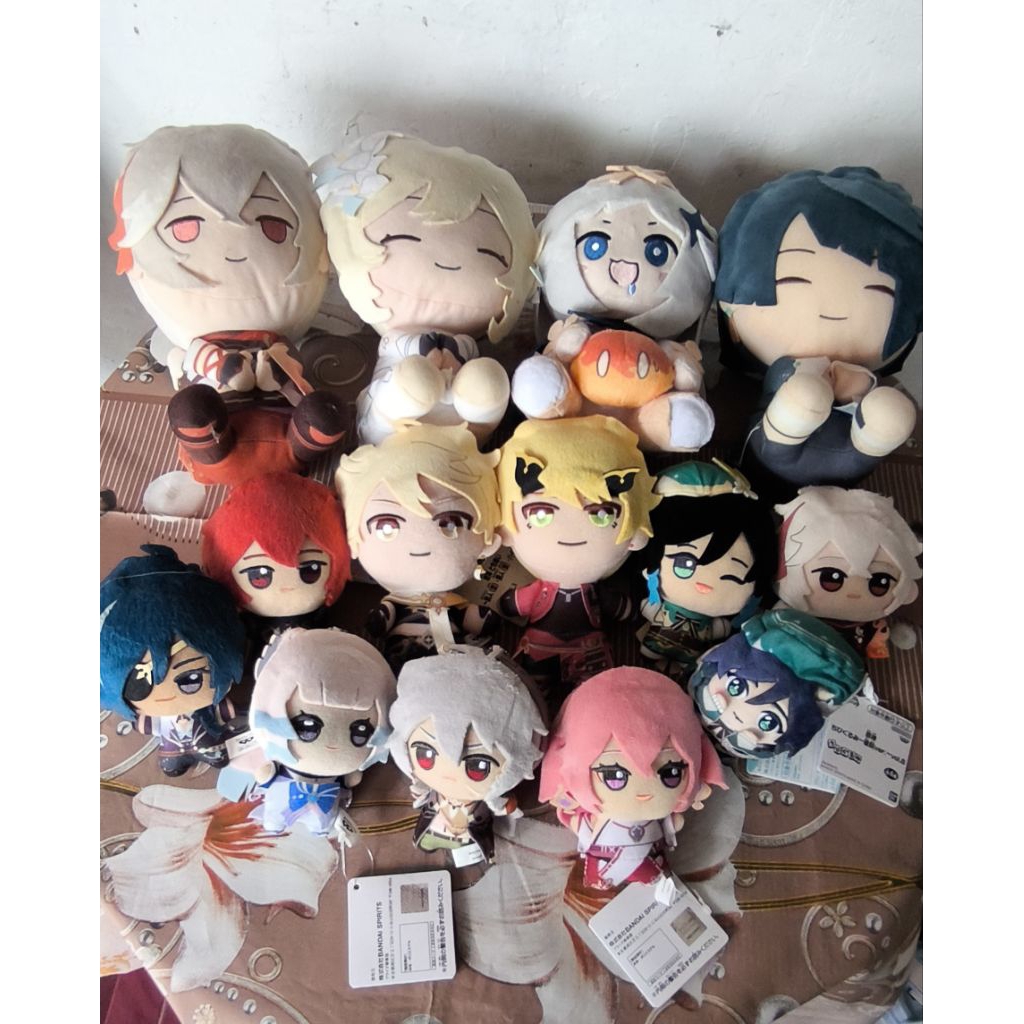 Genshin Impact Plush doll, Aether, Lumine, Paimon, Diluc, Kaeya, Razor, Kazuha, Thoma, Venti, Xingqi