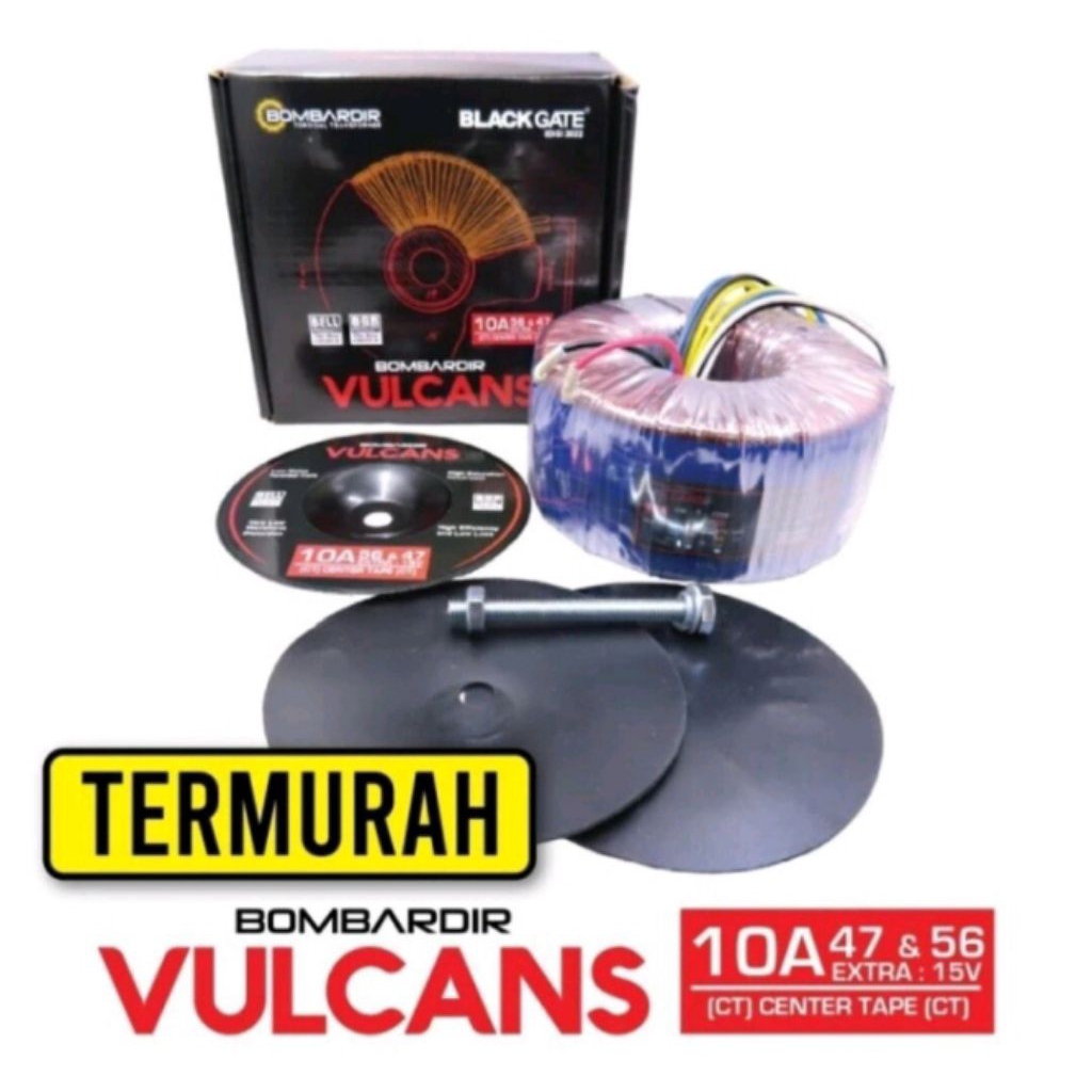 TRAVO TOROID DONAT 10A CT 62V BOMBARDIR VULCANS