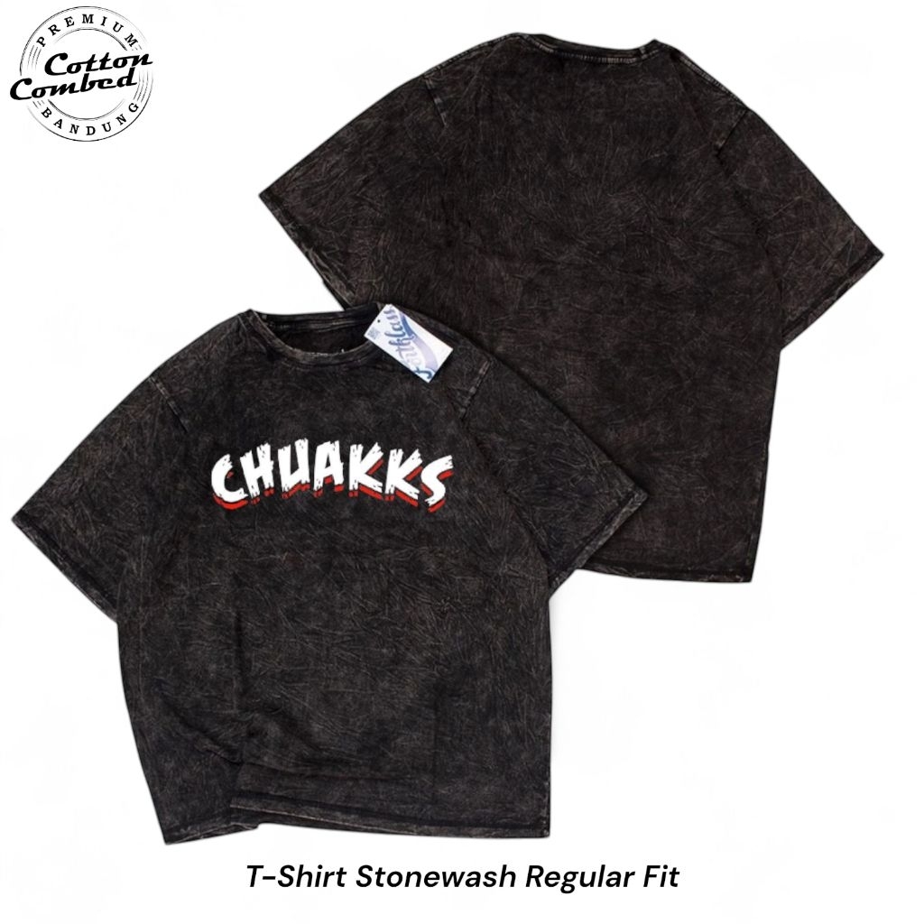 Twntyfive T-shirt Stonewash Regular | Kaos Washed | Kaos Polos Pria Wanita - Chuakks Washed Vintage 