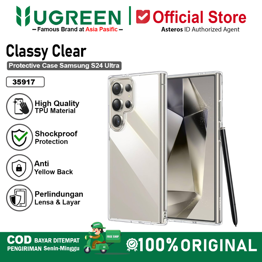 UGREEN Case Samsung S24 Ultra / S24 Plus / S24 Classy Clear Protective Premium