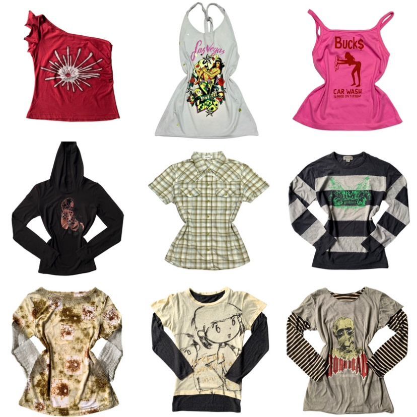 PART 6 Atasan Emo Grunge Gothic Goth Morikei Cottagecore Fairycore Whimsical Dark Whimsigoth Jumino 