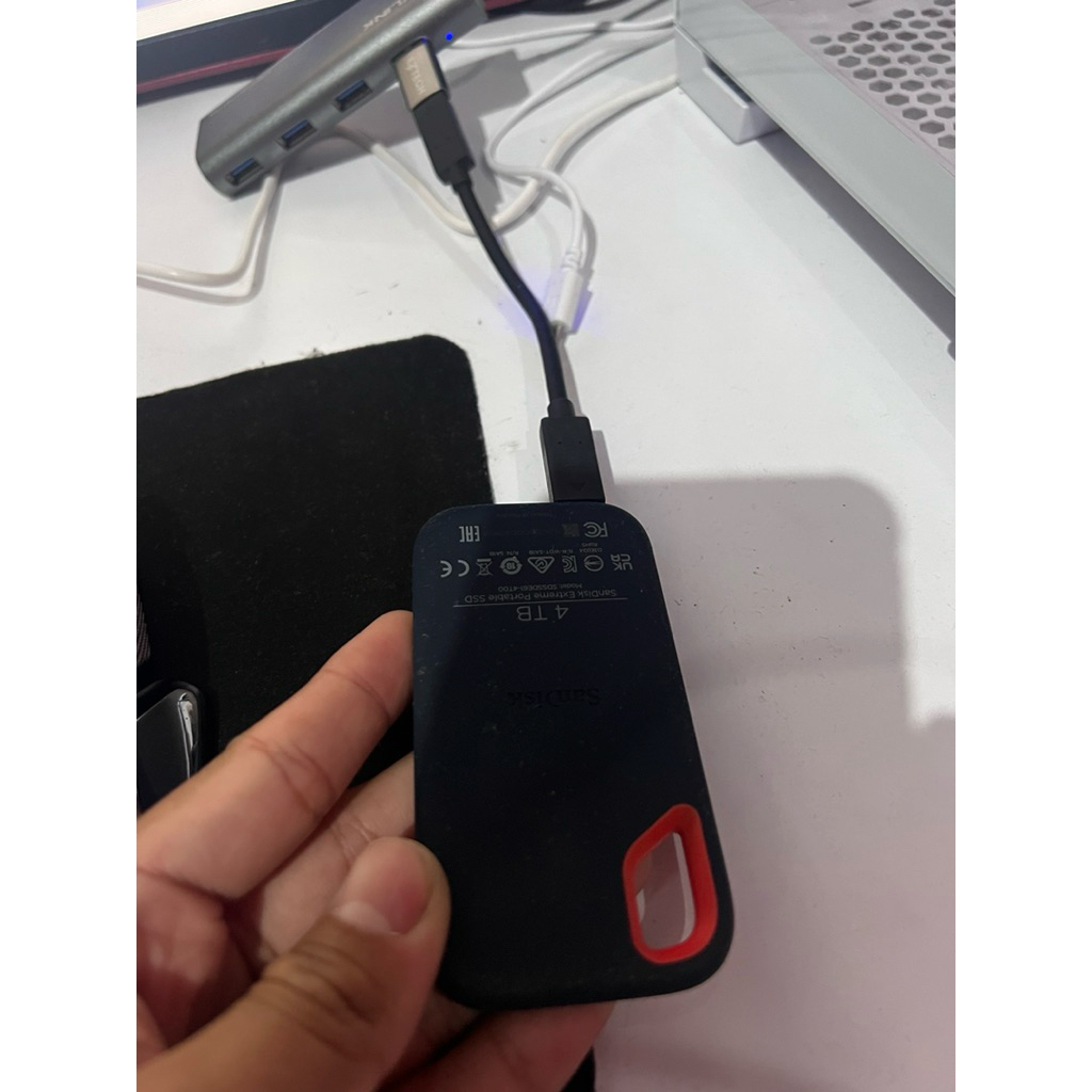 Ssd portable Sandisk Extreme portable SSD 4Tb