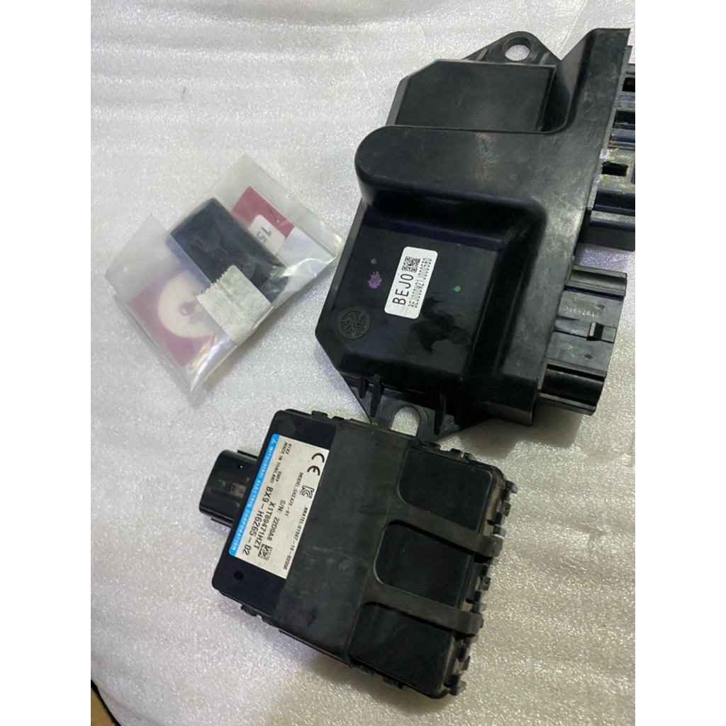 ecu fazzio original set tinggal colok ecu fazio set remot scu