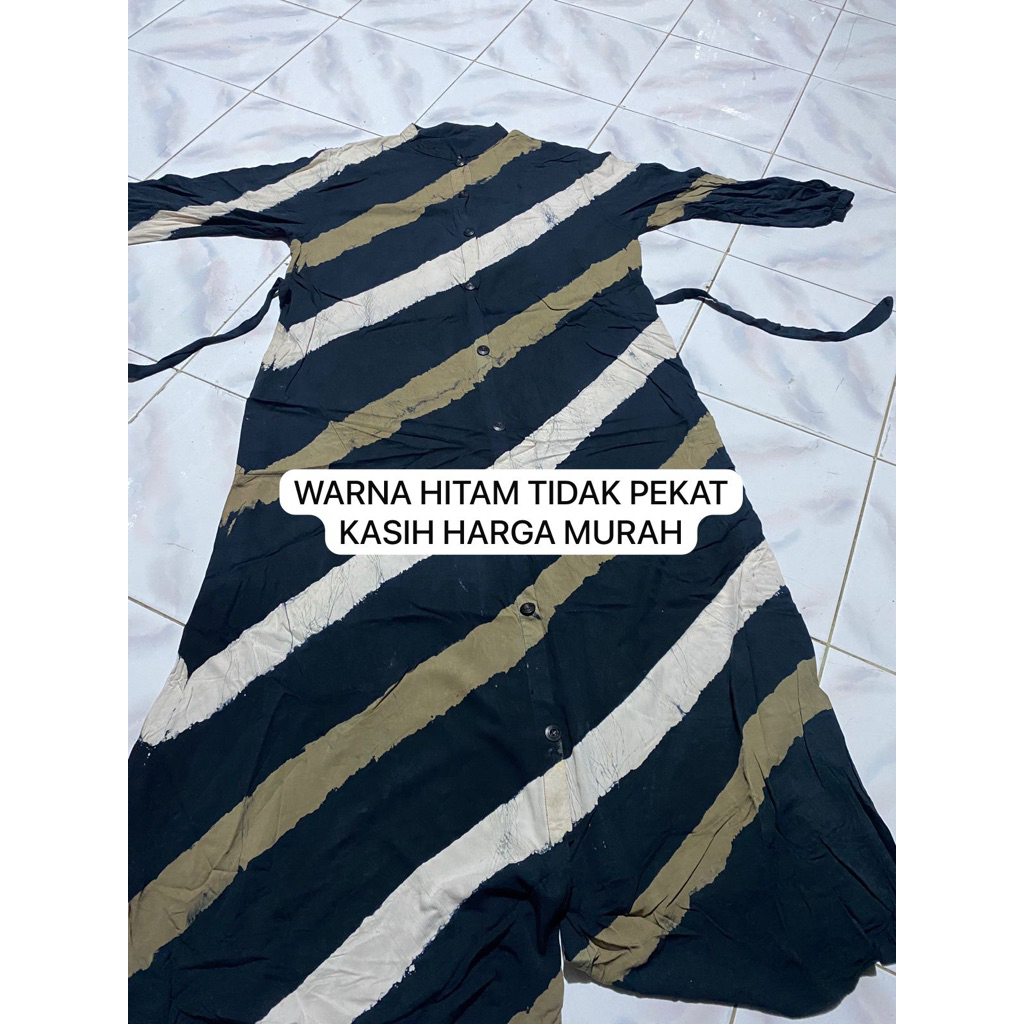 Gamis twill ori promo warna tidak pekat.cuci gudang